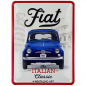 Preview: Blechschild Fiat blau 1